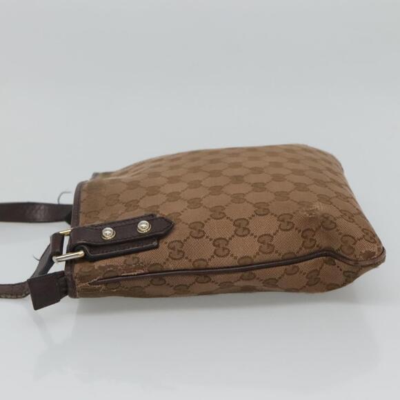 GUCCI GG Canvas Shoulder Bag Brown - Picture 5 of 12